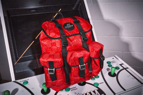 100 theives gucci backpack|Gucci 100 thieves backpack.